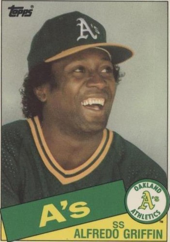 1985 Topps Traded - Alfredo Griffin #42T