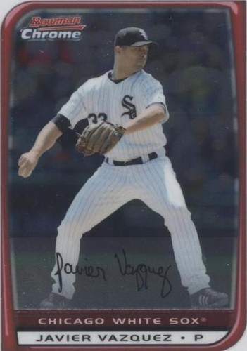 2008 Bowman Chrome - Javier Vazquez #30