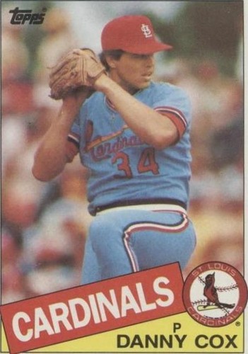 1985 Topps #499 Danny Cox | eBay
