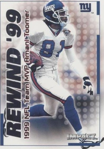 2000 Skybox Impact Amani Toomer #20 RN