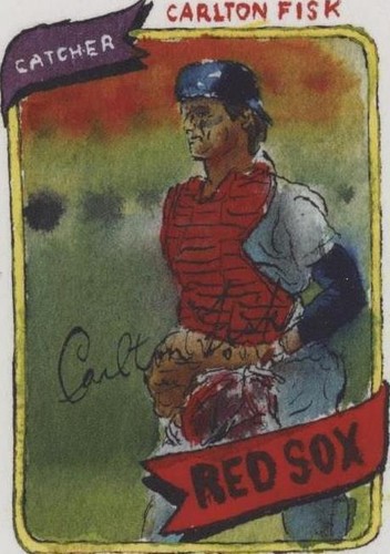2024 Topps Spotlight by Andy Friedman - Carlton Fisk #70