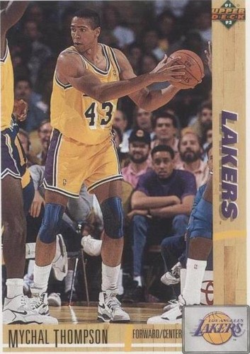 1991 Upper Deck #150 Mychal Thompson Los Angeles Lakers | eBay