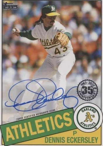 2020 Topps - Dennis Eckersley #85A-DE