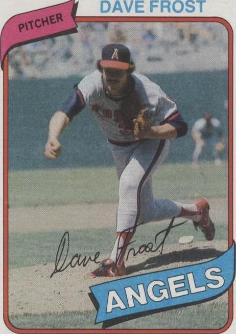 1980 Topps - Dave Frost #423