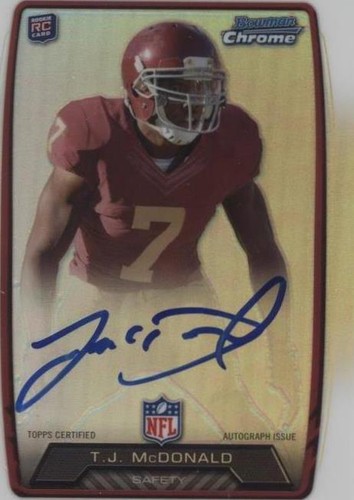 2013 Bowman T.J. McDonald #RCRA-TJM