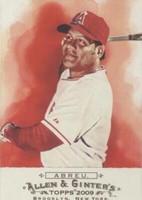 2009 Topps Allen & Ginter's - Bobby Abreu #296