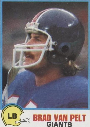 1978 Holsum Bread Brad Van Pelt #22