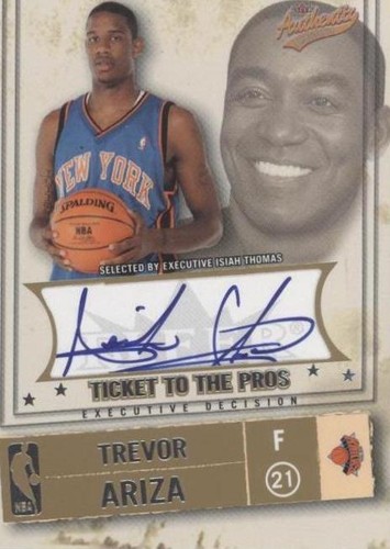 2004-05 Fleer Authentix - Trevor Ariza/Isiah Thomas #140