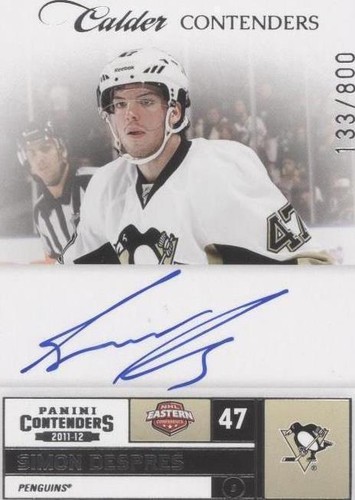2011-12 Panini Playoff Contenders - Simon Despres #221
