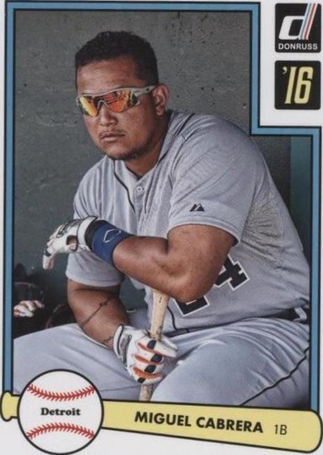 2016 Panini Donruss - Miguel Cabrera #D82-24