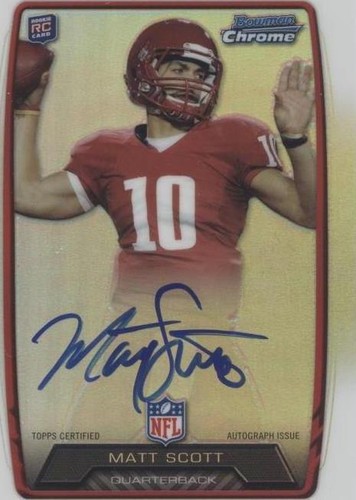 2013 Bowman Matt Scott #RCRA-MS