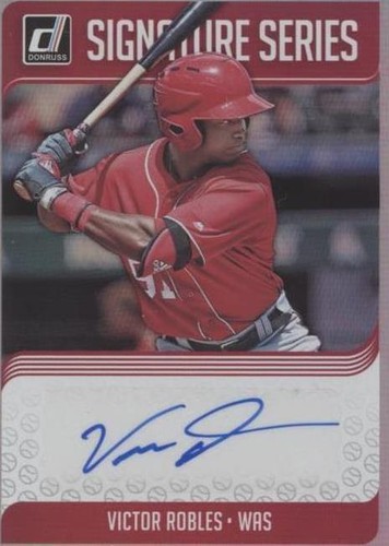 2018 Panini Donruss - Victor Robles #SS-VR