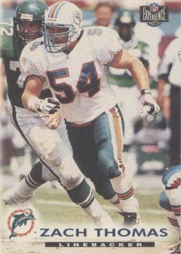 1997 Score Board NFL Experience Zach Thomas #37