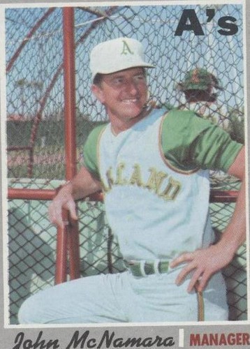 1970 Topps - John McNamara #706