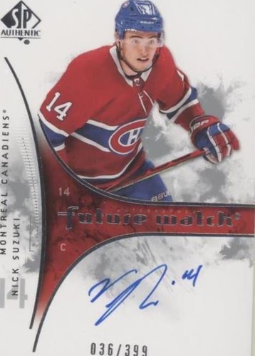 2019-20 SP Authentic - Nick Suzuki #RFWA-NS
