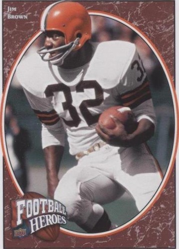 2008 Upper Deck Football Heroes Jim Brown #226