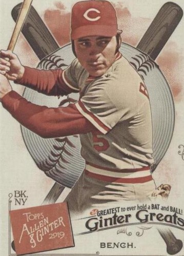 2019 Topps Allen & Ginter - Johnny Bench #GG-3