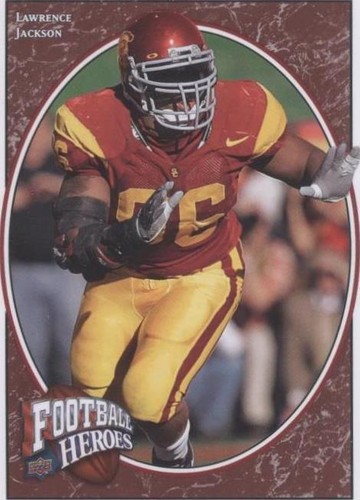 2008 Upper Deck Football Heroes Lawrence Jackson #169