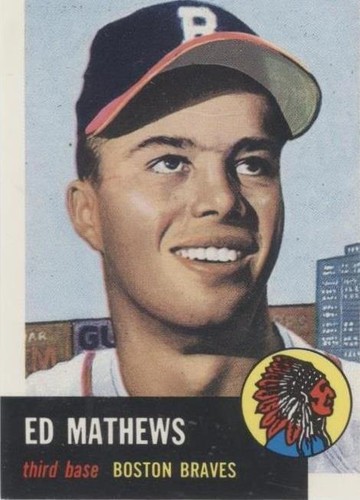 1991 Topps Archives The Ultimate 1953 Set - Eddie Mathews #37