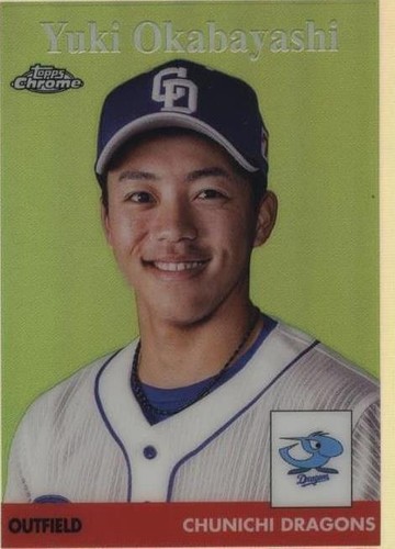 2023 Topps 206 NPB Yuki Okabayashi #197 Chunichi Dragons 2023 Topps 206 NPB Yuki Okabayashi #197 Chunichi Dragons
