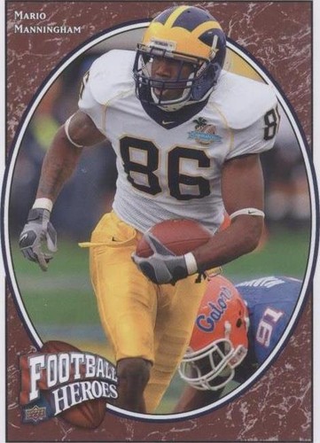 2008 Upper Deck Football Heroes Mario Manningham #178