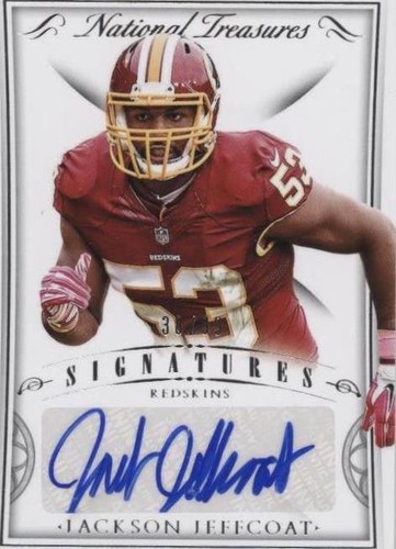 2015 Panini National Treasures Jackson Jeffcoat #SIG-JJ