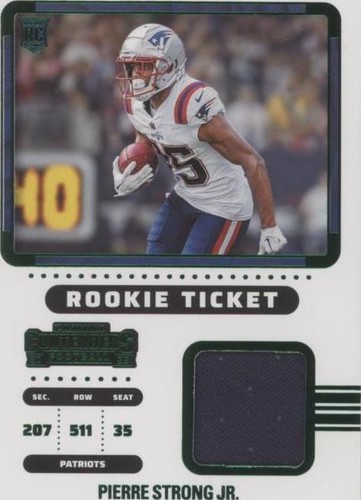 2022 Panini Contenders Pierre Strong Jr. #RTS-PST