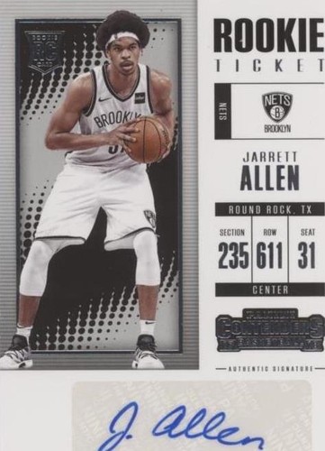 2017-18 Panini Contenders - Jarrett Allen #ST-JAL
