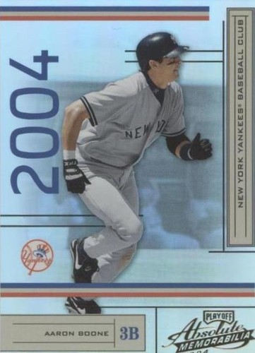 2004 Playoff Absolute Memorabilia - Aaron Boone #134