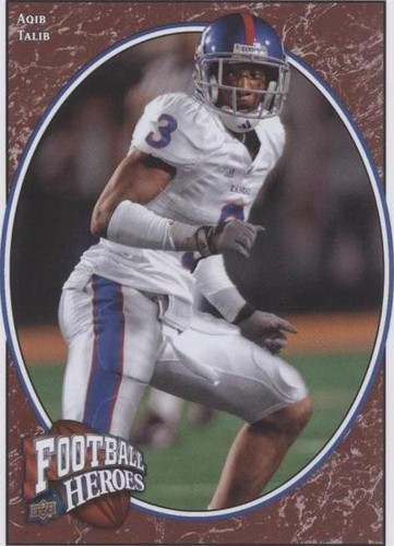 2008 Upper Deck Football Heroes Aqib Talib #110