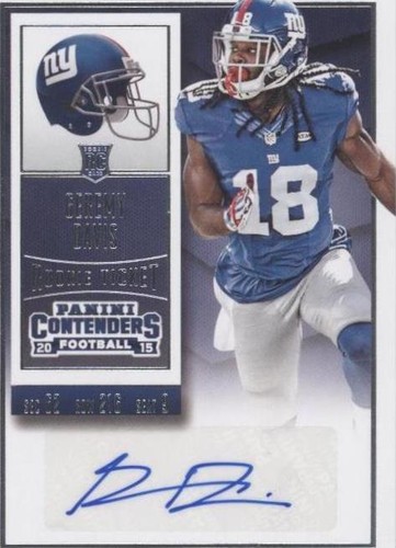 2015 Panini Contenders Geremy Davis #256