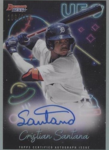 2022 Bowman's Best - Cristian Santana #UFOA-CS