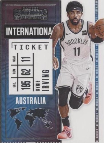 2020-21 Immaculate Kyrie Irving Game Used Patch Kyrie Irving