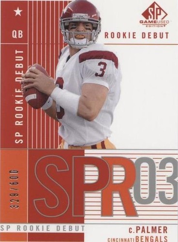 2003 SP Game Used Edition Carson Palmer #91