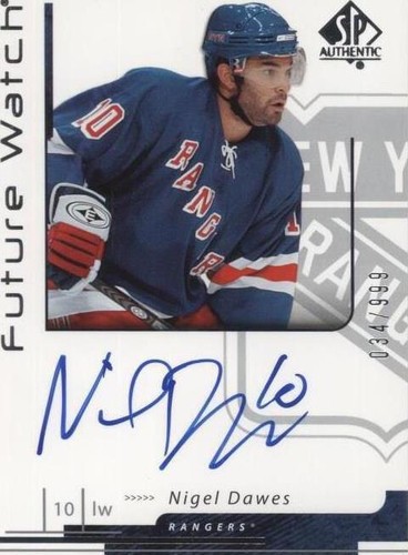 2006-07 SP Authentic - Nigel Dawes #191