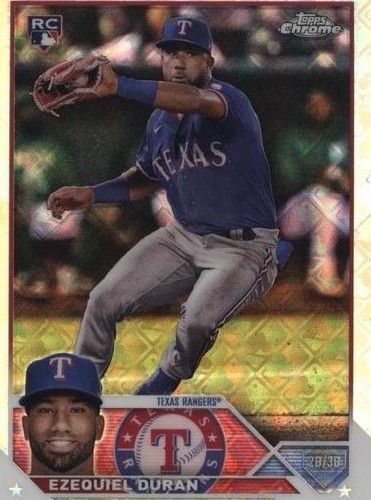 2023 Topps Chrome Logofractor Edition - Ezequiel Duran #36