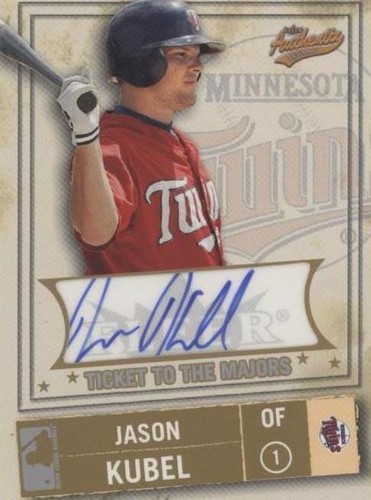 2005 Fleer Authentix - Jason Kubel #111
