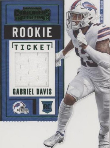 2020 Panini Contenders Gabriel Davis #RSV-GDA
