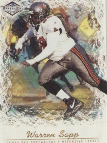 2001 Pacific Impressions Warren Sapp #135