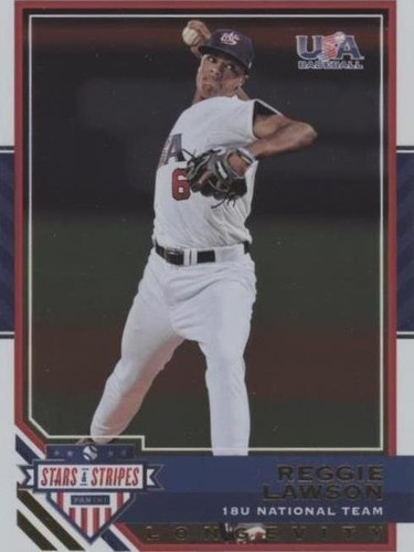 2017 Panini USA Baseball Stars & Stripes Longevity - Reggie Lawson #88