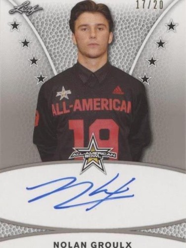2019 Leaf Metal U.S. Army All-American Bowl Nolan Groulx #TA-NG1