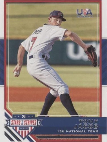 2017 Panini USA Baseball Stars & Stripes - Tony Jacob #58
