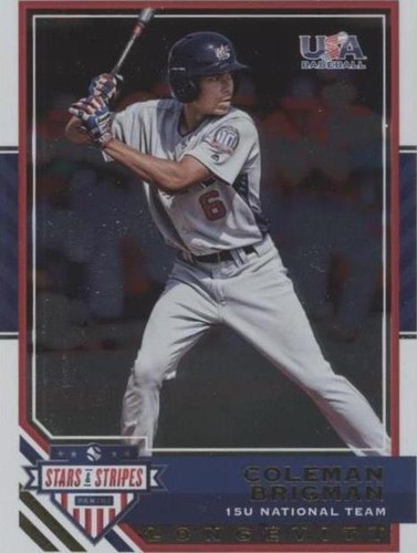 2017 Panini USA Baseball Stars & Stripes Longevity - Coleman Brigman #50