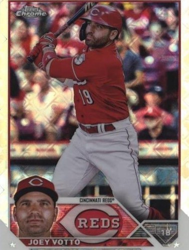 2023 Topps Chrome Logofractor Edition - Joey Votto #190