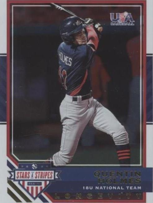 2017 Panini USA Baseball Stars & Stripes Longevity - Quentin Holmes #32
