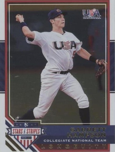 2017 Panini USA Baseball Stars & Stripes Longevity - Garrett Hampson #90