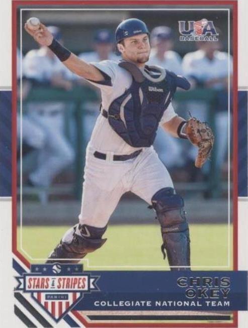 2017 Panini USA Baseball Stars & Stripes - Chris Okey #84