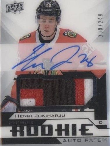 2018-19 Upper Deck Premier - Henri Jokiharju #AR-HJ