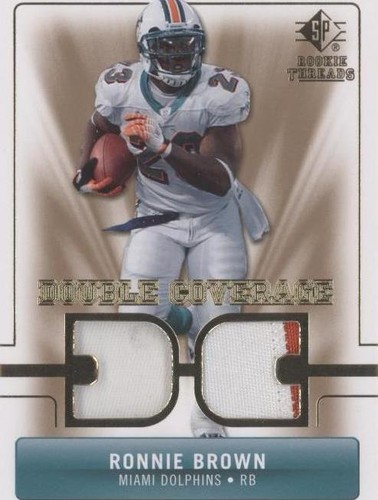 2007 SP Rookie Threads Ronnie Brown #DC-RB