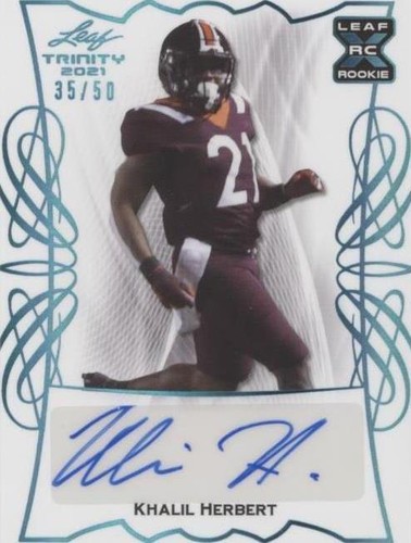 2021 Leaf Trinity Khalil Herbert #BA-KH2